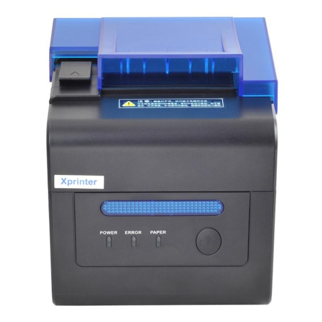 Mini Imprimante Thermique 80mm Avec Alarme Sonore Et Lumineuse Pour Caisse Rapide USB COM LAN - www.yonis-shop.com