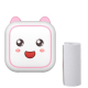 Mini Imprimante Portable Bluetooth Thermique Rose Haute Définition 200DPI Batterie Longue Durée Connexion Type-C