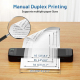 Mini Imprimante Portable Bluetooth Thermique A4 A5 B5 Double Face Rechargeable USB-C Légère et Compacte - www.yonis-shop.com