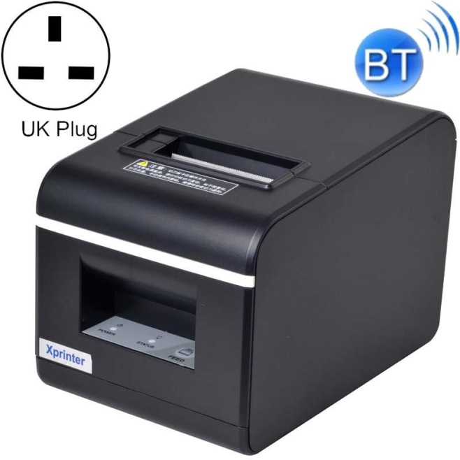 Mini Imprimante Thermique Portable USB Bluetooth Impression Rapide et Silencieuse Support QR Code Systèmes Windows Linux XP -...