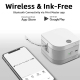 Mini Imprimante Thermique Bluetooth Autocollante Compacte Batterie Li-Ion 1000mAh Type-C Pour Étiquettes - www.yonis-shop.com
