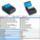 Mini Imprimante Thermique Portable Bluetooth Type-C 58mm Haute Vitesse 90mm/s Résolution 203dpi Longue Durée de Vie - www.yon...