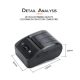 Mini Imprimante Thermique Portable USB-C Bluetooth 58mm Haute Vitesse 203dpi - www.yonis-shop.com