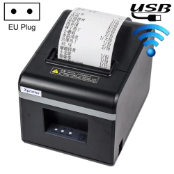 Imprimante Thermique De Tickets 80 mm USB WiFi 160 mm/s Coupe Intégrée Anti-Bourrage