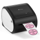Mini Imprimante Thermique Bluetooth Sans Fil Pour Étiquettes D'Adresse Et Codes-Barres Rose Blanche