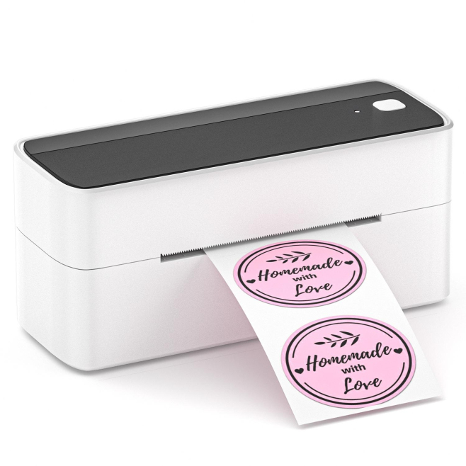 Mini Imprimante Bluetooth Thermique Pour Étiquettes D'Adresse Et D'Expédition Haute Résolution - www.yonis-shop.com