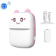 Mini Imprimante Bluetooth Sans Fil Thermique Portable Rose Haute Qualité Encre Intégrée Pour Photos Mémos Et Listes - www.yon...