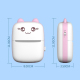Mini Imprimante Bluetooth Sans Fil Thermique Portable Avec Papier Et Autocollants Rose Haute Qualité Impression 200dpi Batter...