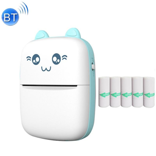 Mini Imprimante Bluetooth Sans Fil Portable Avec Papier Autocollant Haute Qualité Impression Thermique - www.yonis-shop.com