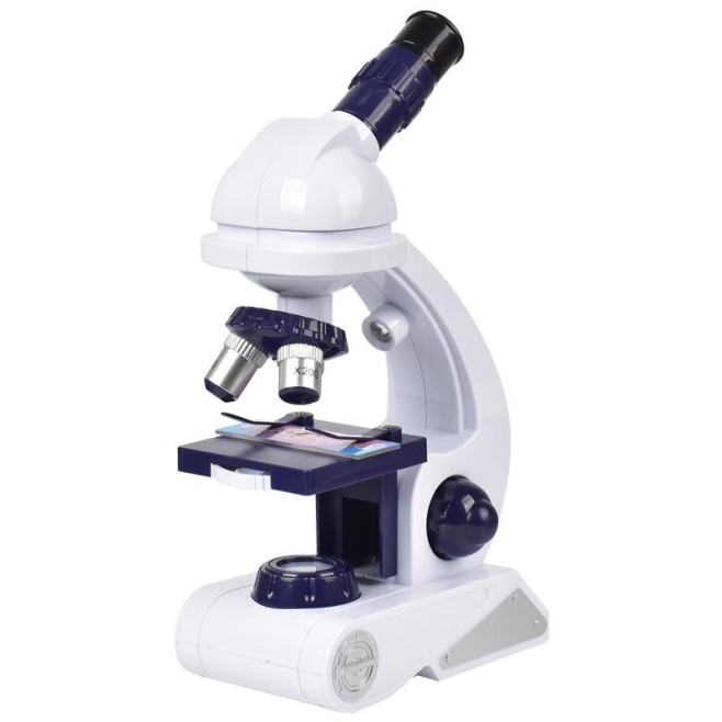 Microscope Éducatif Pour Étudiants Avec Grossissement 80x 200x 450x Et Lentilles Multicolores - www.yonis-shop.com