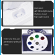 Microscope Éducatif Pour Étudiants Avec Grossissement 80x 200x 450x Et Lentilles Multicolores - www.yonis-shop.com