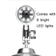Microscope WiFi USB Digital Grossissement 50-1000x LED 8 Lumières Résolution 640x480P Portable 360 Degrés - www.yonis-shop.com