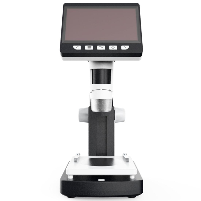 Microscope HD 1080P Écran 4.3 Pouces Grossissement 1000x Avec Lumière LED Non-Glissant Compatible Windows Et Mac - www.yonis-...