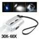 Microscope De Poche 30X-60X Avec Lumières LED Et Détecteur De Monnaie - www.yonis-shop.com