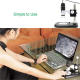 Microscope USB Digital 40X-800X Avec Capteur D'Image 2.0MP Et 8 LEDs Pour Enfants Hobbyistes Et Professionnels - www.yonis-sh...