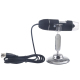 Microscope USB HD 2560x1920P Avec 8 LED Et Support Professionnel Pour Inspection Et Examen - www.yonis-shop.com