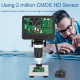 Microscope Electronique HD 2 Millions de Pixels Écran 5 Pouces WIFI Grossissement 500X/1000X LED Ajustable - www.yonis-shop.com