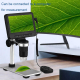 Microscope Electronique HD 2 Millions de Pixels Écran 5 Pouces WIFI Grossissement 500X/1000X LED Ajustable - www.yonis-shop.com