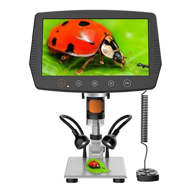 Microscope Numérique HD 9 Pouces 1000X Avec Éclairage LED Réglable Pour Inspection Et Maintenance - www.yonis-shop.com