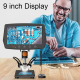 Microscope Numérique HD 9 Pouces 1000X Avec Éclairage LED Réglable Pour Inspection Et Maintenance - www.yonis-shop.com