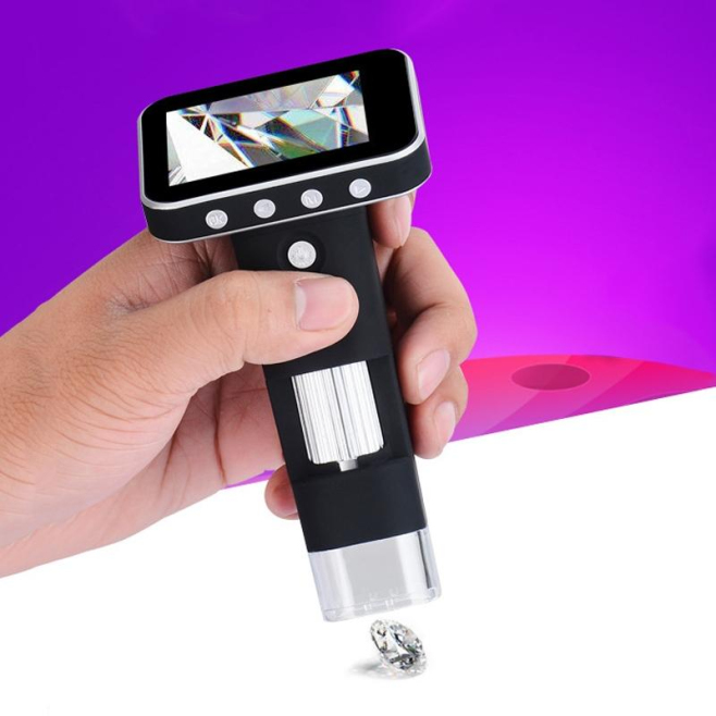 Microscope HD Portable Sans Fil 500X Avec Écran 3.5 Pouces Pour Enfants - www.yonis-shop.com