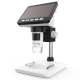 Microscope HD 1080P Avec Écran LCD 4.3 Pouces Pour Réparation De Téléphone Portable Grossissement 1000x Avec Lumière LED Brac...
