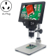 Microscope Électronique Portable Écran LCD 7 Pouces HD 1200X Avec Support Multilingue Et Carte Micro SD
