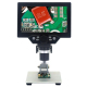 Microscope Électronique Portable Écran LCD 7 Pouces HD 1200X Avec Support Multilingue Et Carte Micro SD - www.yonis-shop.com