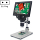 Microscope Électronique Portable Écran LCD 7 Pouces HD 12 Mégapixels Grossissement 1-1200X Batterie Intégrée Chargement USB S...