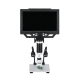 Microscope Électronique HD Avec Écran 9 Pouces Et Zoom 1600X - www.yonis-shop.com