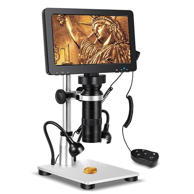 Microscope Numérique 1200X Avec Écran HD 7 Pouces Pour Inspection Multifonctionnelle - www.yonis-shop.com