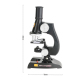 Microscope Éducatif Pour Enfants Avec Lentille Optique Et Lumière LED - www.yonis-shop.com