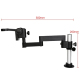 Support Microscope 360 Degrés Pliable 3 Sections Aluminium Haute Durabilité - www.yonis-shop.com
