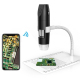 Microscope Wifi USB Digital 50-1000X Ajustable Avec Connexion Sans Fil et Support Multiplateforme - www.yonis-shop.com