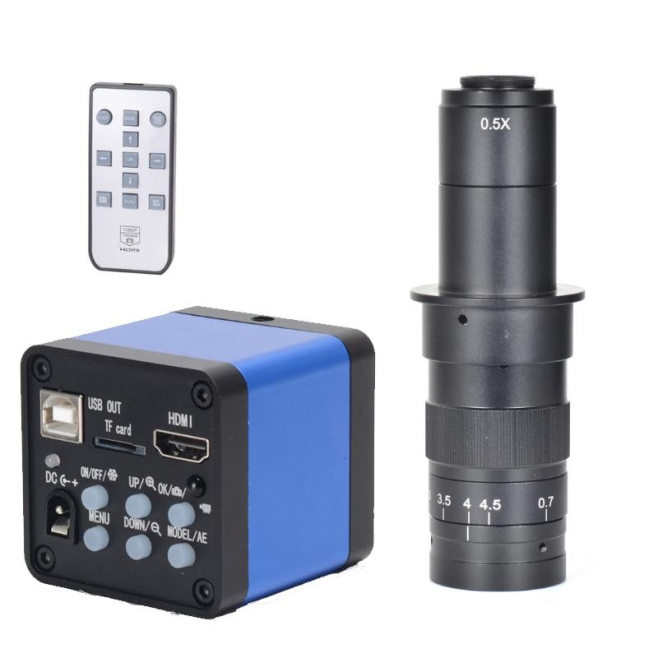 Microscope Industriel Haute Définition 16 Millions de Pixels Avec Objectif à Focalisation Ajustable - www.yonis-shop.com