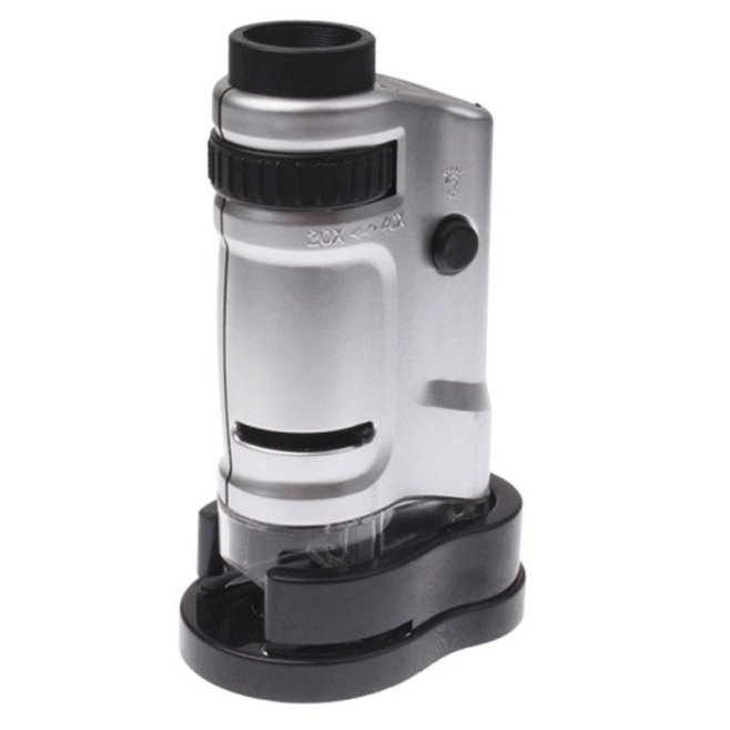 Microscope De Poche Zoom 20X-40X Avec LED Pour Bijoux Antiques Et Plus - www.yonis-shop.com