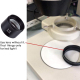 Microscope Objectif Auxiliaire Lentille Barlow Grossissement 0.5X Distance de Travail 165mm - www.yonis-shop.com