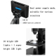 Microscope Électronique Numérique 7 Pouces 2000X Pour Observation Cellulaire Microbienne Avec Écran HD et Lumières LED - www....