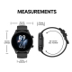 Montre Connectée Fitness Et Bien-Être Avec Écran 1.39 Pouces Fonction Appels Vocaux Couleur Violette - www.yonis-shop.com