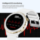 Montre Connectée 1.28 Pouces Dual Mode Sport Bluetooth Appel Surveillance Santé Cardio Sommeil Oxygène Sang Pression Artériel...