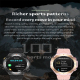 Montre Connectée Écran Couleur 1.45 Pouces Appels Bluetooth Surveillance Santé Longue Autonomie Notifications Multilingue - w...