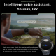 Montre Connectée Écran Couleur 1.45 Pouces Appels Bluetooth Surveillance Santé Longue Autonomie Notifications Multilingue - w...