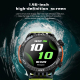 Montre Connectée Étanche IP68 Avec Lampe SOS Bluetooth 5.0 Écran 1.46 Pouces Suivi Cardiaque et Sommeil Notification Appels e...