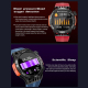 Montre Connectée Étanche IP68 Avec Lampe SOS Bluetooth 5.0 Écran 1.46 Pouces Suivi Cardiaque et Sommeil Notification Appels e...