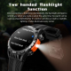 Montre Connectée Étanche IP68 Avec Lampe SOS Bluetooth 5.0 Écran 1.46 Pouces Suivi Cardiaque et Sommeil Notification Appels e...