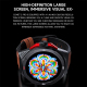 Montre Connectée Étanche 5ATM Écran 1.46 Pouces Bluetooth Appels Cuir Noir - www.yonis-shop.com