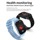 Montre Connectée Écran HD 2.1 Pouces Appels Bluetooth Suivi Santé Étanche IP67 - www.yonis-shop.com