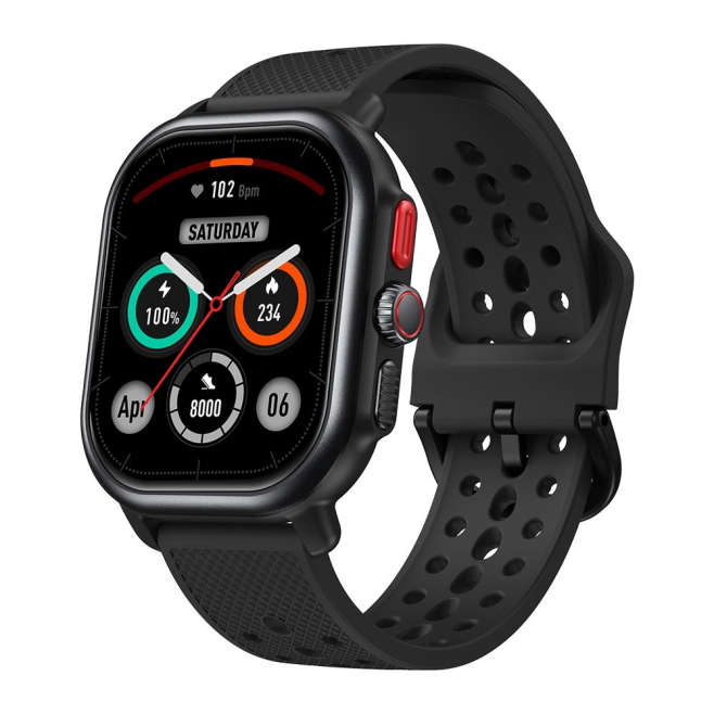 Montre Connectée GPS Écran AMOLED 2.15 Pouces Appels Bluetooth Autonomie 14 Jours Suivi Activité et Sommeil Notifications Sma...
