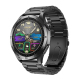 Montre Connectée Écran Couleur 1.43 Pouces Bracelet Acier Inoxydable Bluetooth Appel ECG Étanche IP68 Suivi Santé et Fitness ...