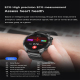 Montre Connectée Écran Couleur 1.43 Pouces Bracelet Acier Inoxydable Bluetooth Appel ECG Étanche IP68 Suivi Santé et Fitness ...